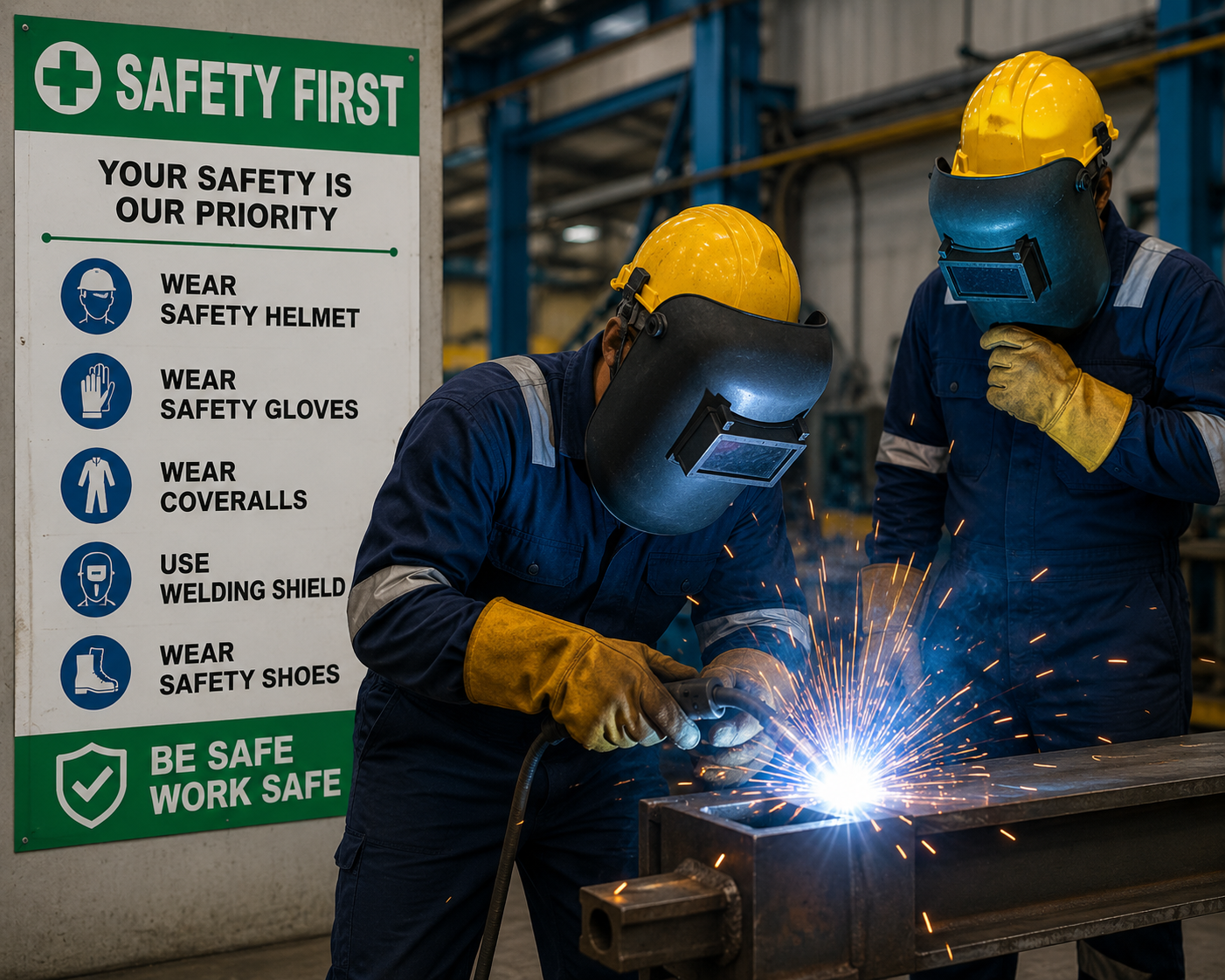 Safety-aware welding operations